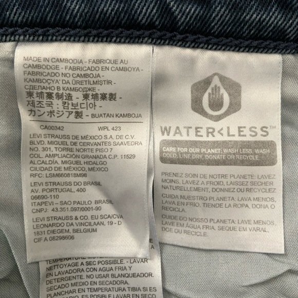 Levi’s Premium Wedgie Frayed Hem Jeans High Rise Button Fly 27 - Picture 7 of 11